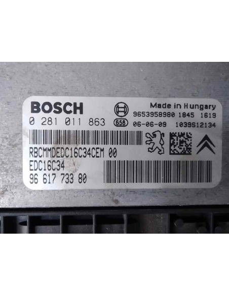 CENTRALITA MOTOR UCE PEUGEOT 307 BERLINA (S2) - 212288