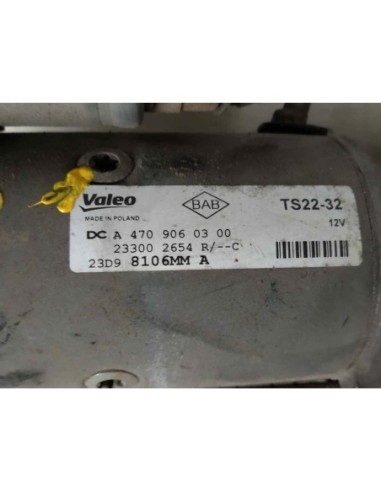 MOTOR ARRANQUE RENAULT MASTER III CAMIÓN/CHASIS...