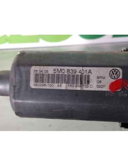 MOTOR ELEVALUNAS TRASERO IZQUIERDO VOLKSWAGEN GOLF PLUS V (5M1) - 262175