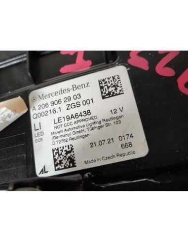 FARO IZQUIERDO MERCEDES-BENZ CLASE C (BM 206)...