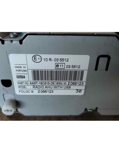 SISTEMA AUDIO / RADIO CD FORD FIESTA (CB1) -...