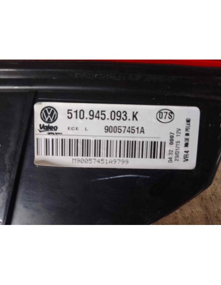 PILOTO TRASERO IZQUIERDO INTERIOR VOLKSWAGEN GOLF SPORTSVAN VII (AM1)(12 2013) - 201805