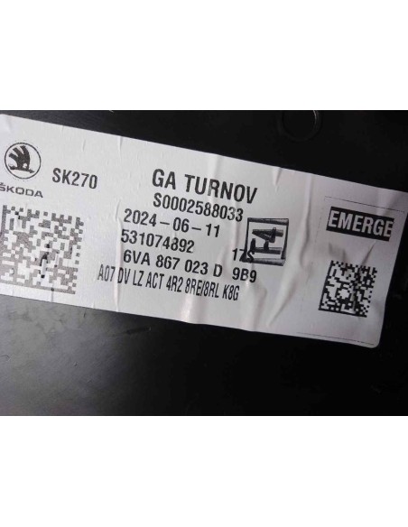 GUARNECIDO PUERTA TRASERA IZQUIERDA SKODA FABIA (PJ3) - 205221