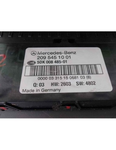 CAJA RELES / FUSIBLES MERCEDES-BENZ CLK (BM...