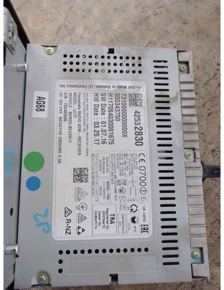 SISTEMA AUDIO / RADIO CD OPEL CORSA E - 229301