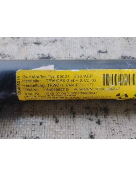 CINTURON SEGURIDAD DELANTERO DERECHO RENAULT CLIO III - 230525