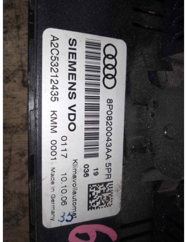 MANDO CLIMATIZADOR AUDI A3 (8P1) - 244616