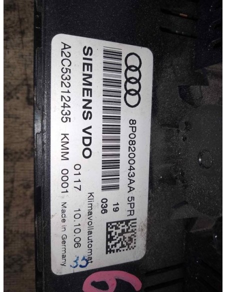 MANDO CLIMATIZADOR AUDI A3 (8P1) - 244616