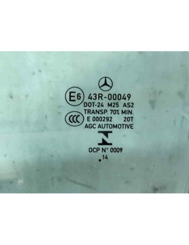 LUNA DELANTERA IZQUIERDA MERCEDES-BENZ CLASE A...