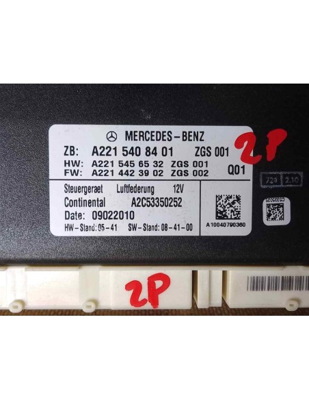 MODULO ELECTRONICO MERCEDES-BENZ CLASE S (BM 221) LIM  - 217078