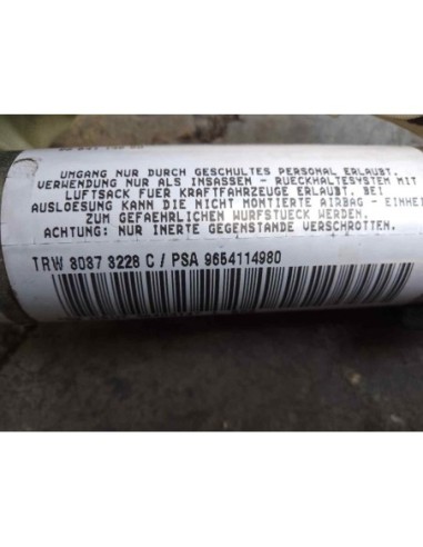AIRBAG CORTINA DELANTERO DERECHO CITROEN C4...