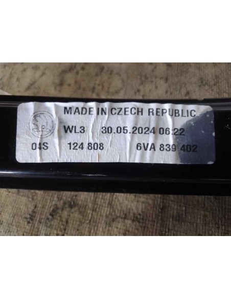 ELEVALUNAS TRASERO DERECHO SKODA FABIA (PJ3) - 205242