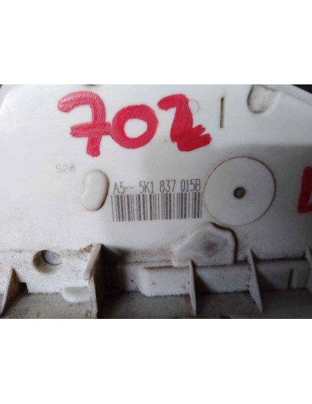 CERRADURA PUERTA DELANTERA IZQUIERDA VOLKSWAGEN GOLF VI (5K1)(10 2008) - 205851