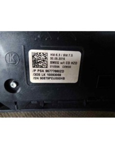 SISTEMA AUDIO / RADIO CD PEUGEOT 308 - 211130 2