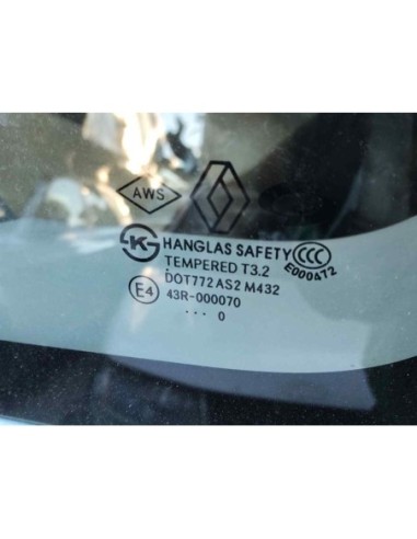 LUNA CUSTODIA TRASERA IZQUIERDA RENAULT KOLEOS...