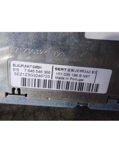 SISTEMA AUDIO / RADIO CD SEAT LEON (1P1) - 226509