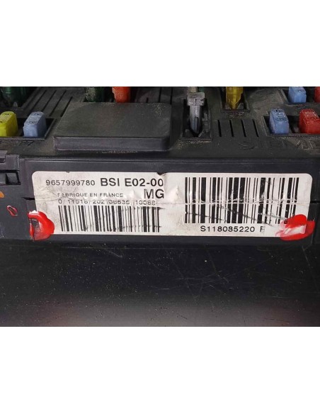 CAJA RELES / FUSIBLES PEUGEOT 206 + - 262033