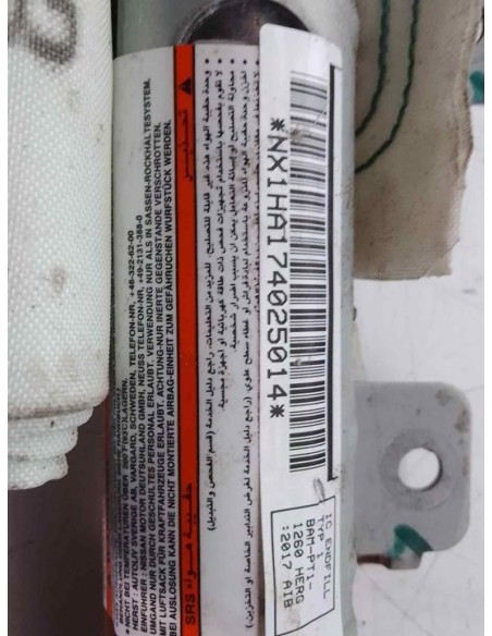 AIRBAG CORTINA DELANTERO DERECHO NISSAN MICRA (K13K/KK) - 261971