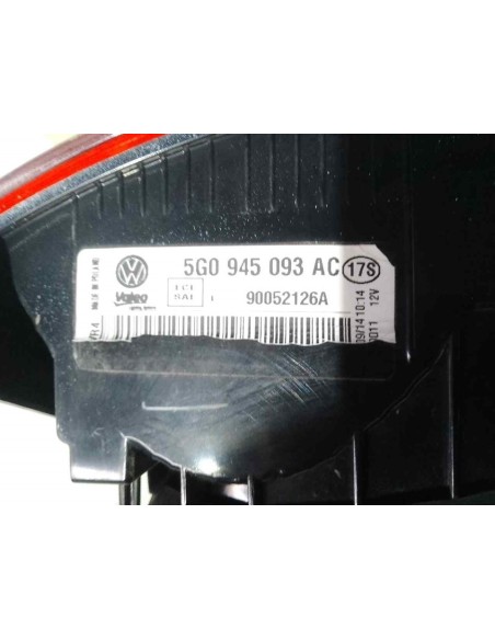 PILOTO TRASERO IZQUIERDO INTERIOR VOLKSWAGEN GOLF VII (5G1/BE1) - 261220