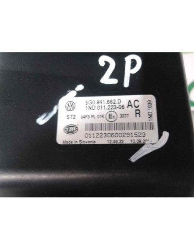 FARO ANTINIEBLA DERECHO VOLKSWAGEN GOLF VII...