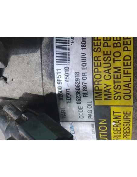 COMPRESOR AIRE ACONDICIONADO NISSAN ALMERA (N16/E) - 261400