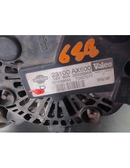 ALTERNADOR NISSAN MICRA (K12E) - 261371