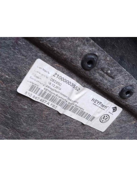 GUARNECIDO PUERTA TRASERA IZQUIERDA VOLKSWAGEN GOLF SPORTSVAN VII (AM1)(12 2013) - 201801