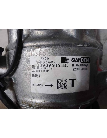 COMPRESOR AIRE ACONDICIONADO NISSAN JUKE (F16) - 215407