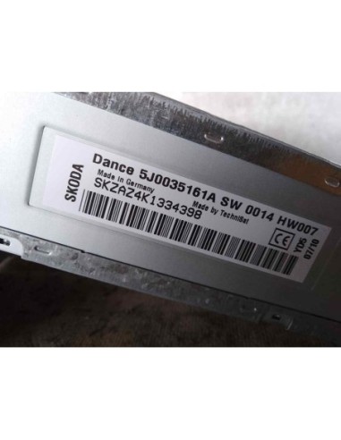 SISTEMA AUDIO / RADIO CD SKODA FABIA (5J2) -...