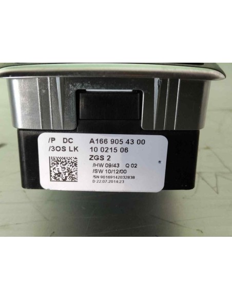 MANDO ELEVALUNAS DELANTERO IZQUIERDO MERCEDES-BENZ CLASE A (BM 176) - 246640