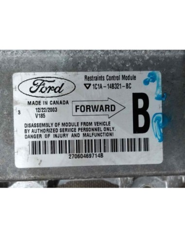 CENTRALITA AIRBAG FORD TRANSIT FURGÓN CORTO...