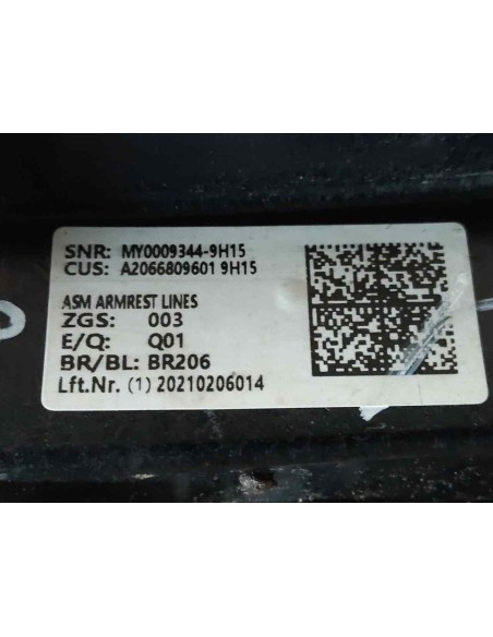 APOYABRAZOS CENTRAL MERCEDES-BENZ CLASE C (BM 206) FAMILIAR - 256463