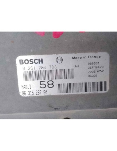 CENTRALITA MOTOR UCE CITROEN SAXO - 198275