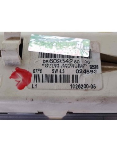 PANTALLA MULTIFUNCION PEUGEOT 407 - 233382