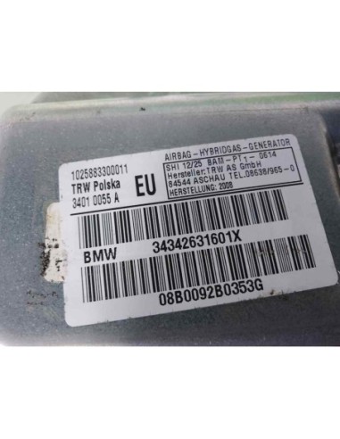 AIRBAG LATERAL DELANTERO DERECHO BMW SERIE X3...