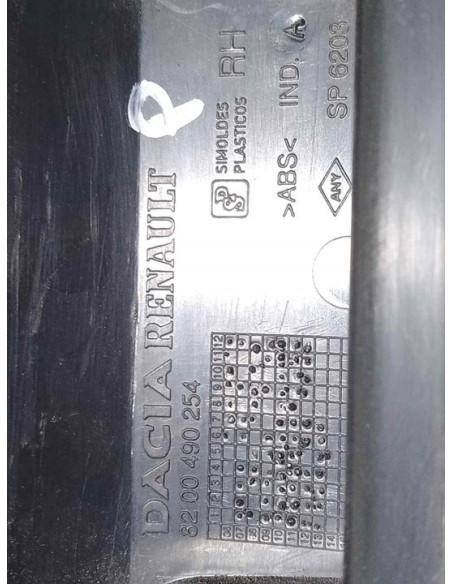 MOLDURAS TRASERAS DACIA DOKKER - 264087