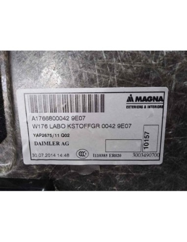 BANDEJA TRASERA MERCEDES-BENZ CLASE A (BM 176)...