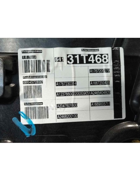 ELEVALUNAS DELANTERO DERECHO MERCEDES-BENZ CLASE A (BM 176) - 246622