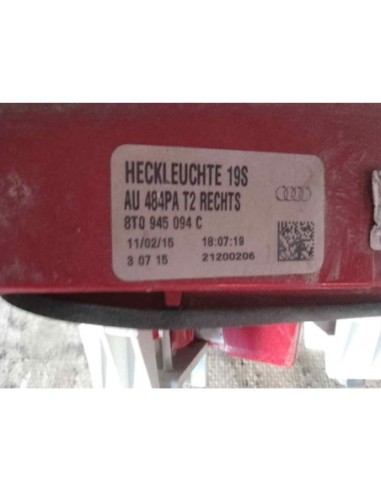 PILOTO TRASERO DERECHO INTERIOR AUDI A5...