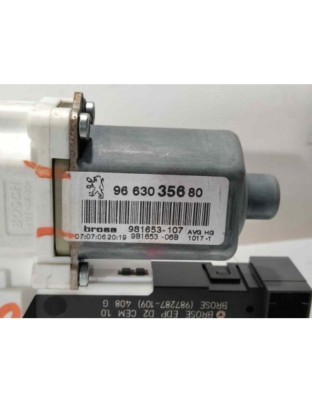 MOTOR ELEVALUNAS DELANTERO IZQUIERDO PEUGEOT 407 COUPÉ - 265101