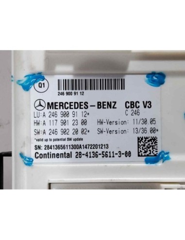 CENTRALITA CONFORT MERCEDES-BENZ CLASE A (BM...