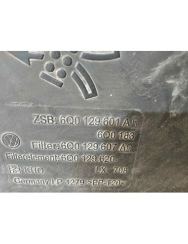 CAJA FILTRO AIRE VOLKSWAGEN POLO IV (9N3) - 255517