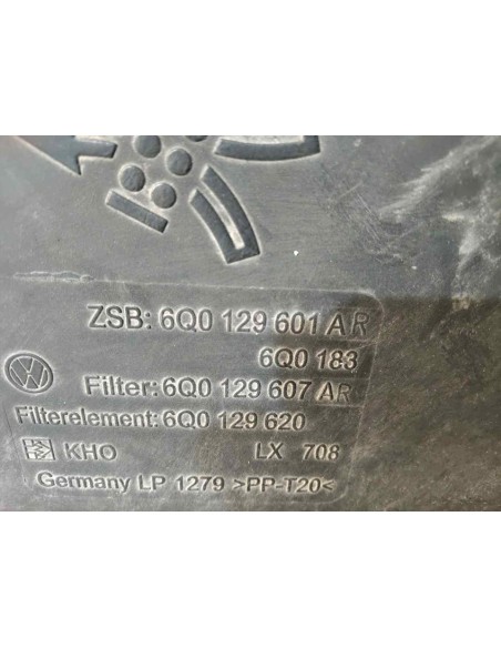 CAJA FILTRO AIRE VOLKSWAGEN POLO IV (9N3) - 255517