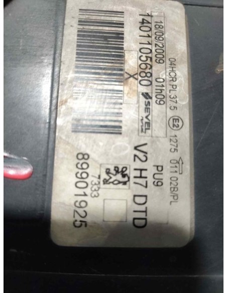 FARO DERECHO PEUGEOT 807 - 266569