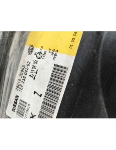 FARO DERECHO NISSAN QASHQAI (J10) - 263324