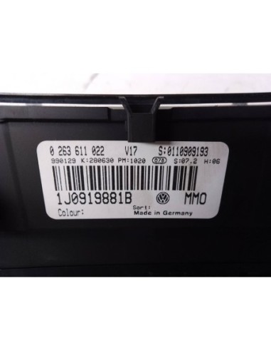 CUADRO INSTRUMENTOS VOLKSWAGEN GOLF IV BERLINA...