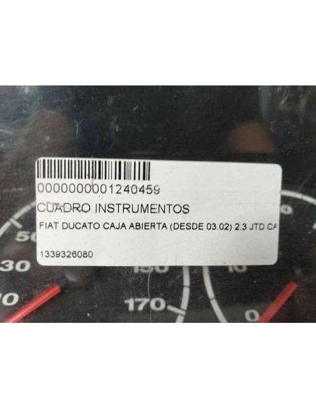 CUADRO INSTRUMENTOS FIAT DUCATO II FURGÓN 11 - 268735