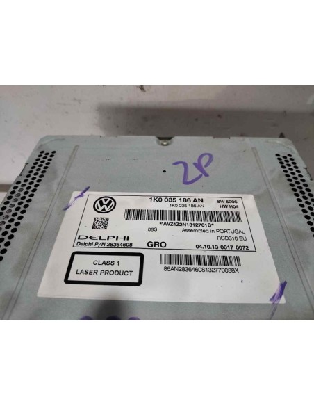 SISTEMA AUDIO / RADIO CD VOLKSWAGEN PASSAT BERLINA (362) - 129034