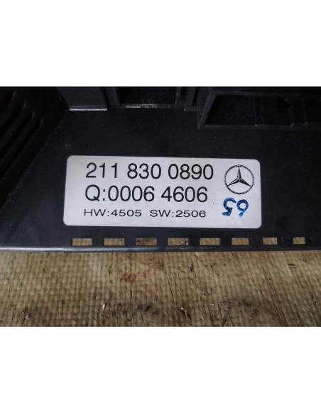 MANDO CALEFACCION / AIRE ACONDICIONADO MERCEDES-BENZ CLASE E (BM 211) FAMILIAR - 165356