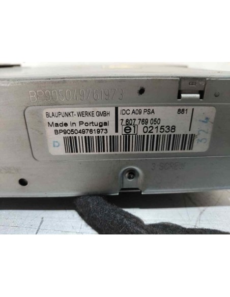 SISTEMA AUDIO / RADIO CD CITROEN C2 - 241467